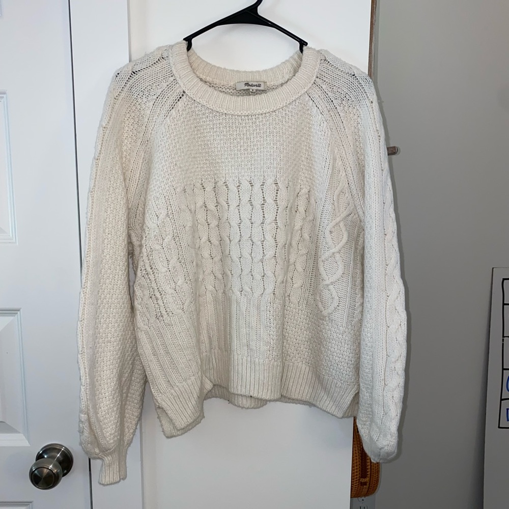 Madewell Cable Knit Sweater